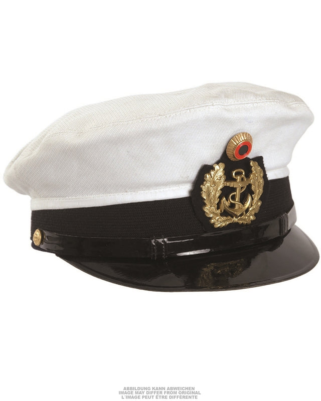 Casquette à visière de la marine allemande, surplus militaire d'occasion