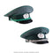 Casquette à visière de la police populaire est-allemande, surplus d'occasion, lot de 2