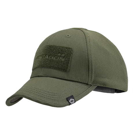 Casquette baseball Pentagon Raptor 6 panneaux à panneaux arrière en maille et emplacement auto-agrippant