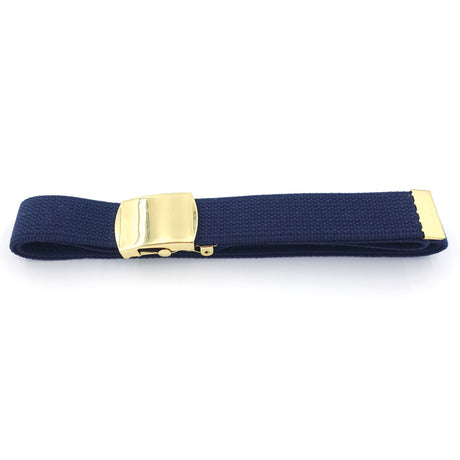 Ceinture OPEX Marine Nationale en toile de coton 140 x 3,2 cm boucle métallique
