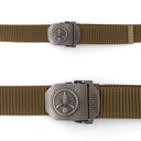 Ceinture OPEX à boucle acier gravée Infanterie sangle nylon 130 x 3,5 cm taille unique