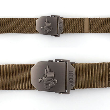 Ceinture OPEX à boucle acier gravée Légion sangle nylon 130 cm en taille unique