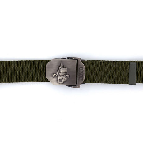 Ceinture OPEX à boucle acier gravée Légion sangle nylon 130 cm en taille unique