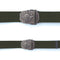 Ceinture OPEX à boucle acier gravée Parachutistes sangle 100 % nylon 3,5 x 130 cm