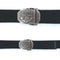 Ceinture OPEX à boucle acier gravée Troupes de Marine sangle nylon 3,5 x 130 cm