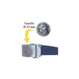 Ceinture Patrol Equipement Sapeur-Pompier sangle coton 130 cm boucle gravée
