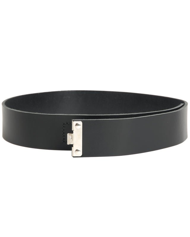 Ceinturon Mil-Tec en croûte de cuir de vachette 45 mm à fermeture métallique