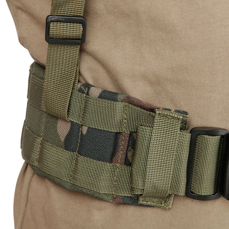 Ceinturon de combat Ares à bandes MOLLE et boucle à dégagement rapide, compatible brelage