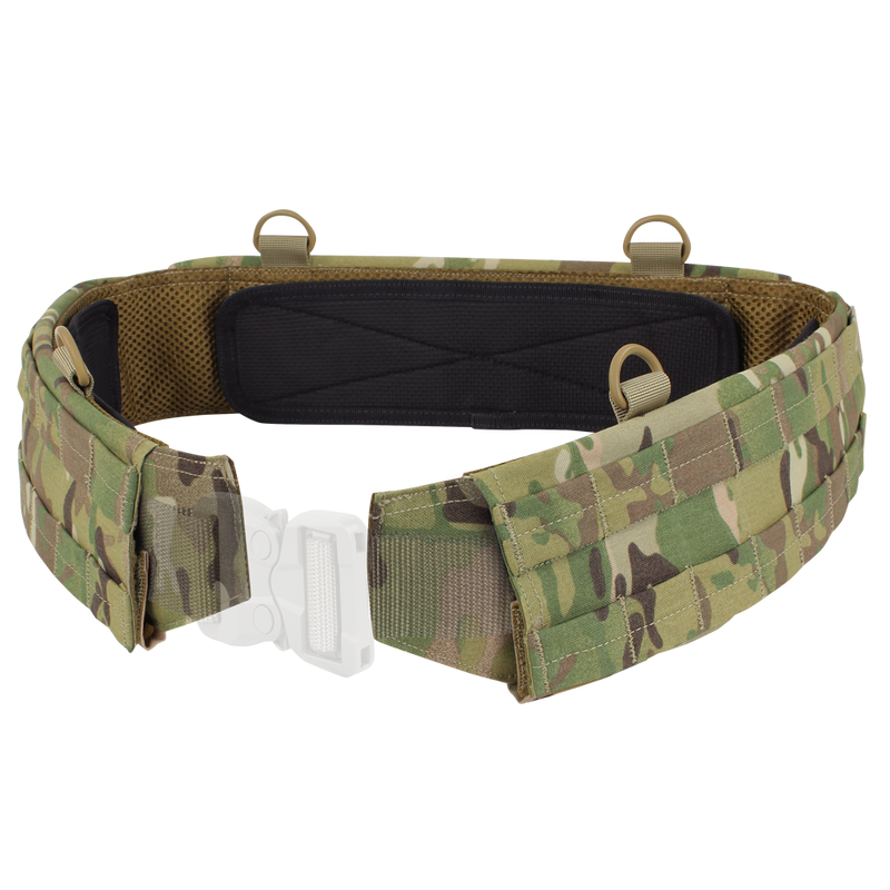 Ceinturon de combat Condor Slim Battle Belt deux rangées MOLLE tampons anti-glisse