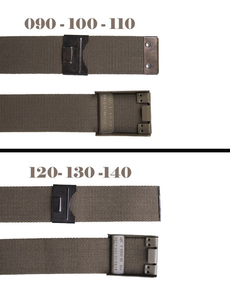 Ceinturon de combat type Bundeswehr Mil-Tec en sangle 5 cm à boucle métallique