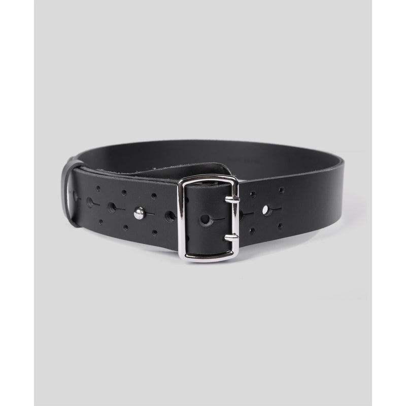 Ceinturon de service GK Professional cuir 45 mm boucle double ardillon et bouton à gorge