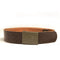 Ceinturon en cuir de l'armée tchèque de 45 mm à boucle, surplus d'occasion, lot de 10