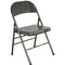 Chaise pliante type US Mil-Tec en métal laqué 45 x 47 x 79 cm, charge 120 kg