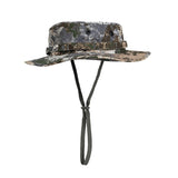 Chapeau de brousse Mil-Tec US GI Jungle CIV-TEC en coton ripstop avec aérations latérales et jugulaire réglable