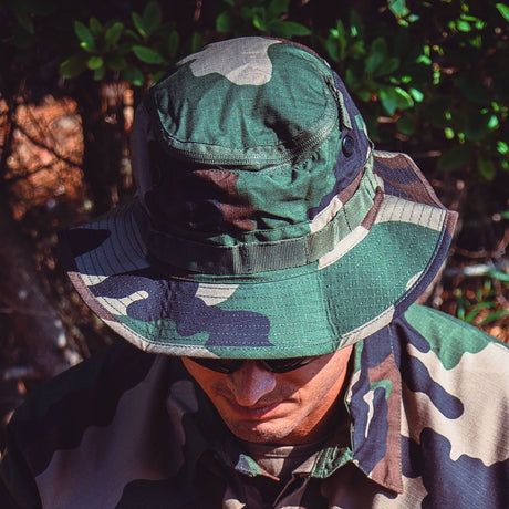 Chapeau de brousse OPEX Jungle polycoton 210 g/m² moustiquaire intégrée déperlant