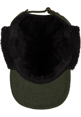 Chapeau d'hiver Brandit Lumberjack doublé fausse fourrure visière 7,5 cm à rabats