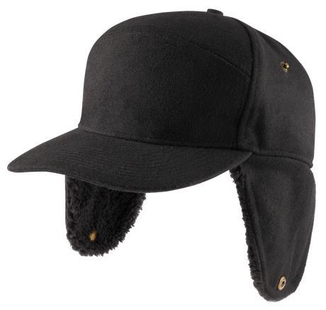 Chapeau d'hiver Brandit Lumberjack doublé fausse fourrure visière 7,5 cm à rabats