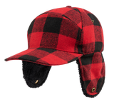 Chapeau d'hiver Brandit Lumberjack doublé fausse fourrure visière 7,5 cm à rabats