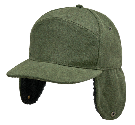 Chapeau d'hiver Brandit Lumberjack doublé fausse fourrure visière 7,5 cm à rabats