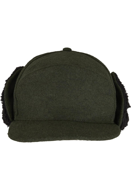 Chapeau d'hiver Brandit Lumberjack doublé fausse fourrure visière 7,5 cm à rabats