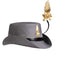 Chapeau féminin des douanes italiennes en pur coton doublé soie, stock ancien, lot de 5