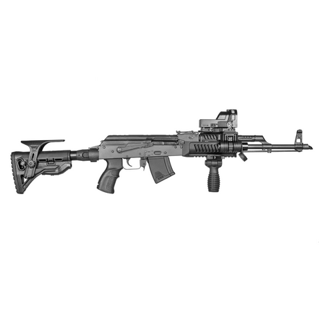 Chargeur AK 10 coups FAB Defense Ultimag AK 10R en polymère pour 7.62x39
