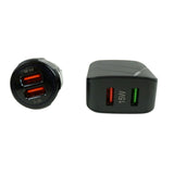 Chargeur Vigilant kit de charge F7 double accu Li-ion secteur, véhicule et USB-C
