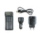 Chargeur Vigilant kit de charge F7 double accu Li-ion secteur, véhicule et USB-C