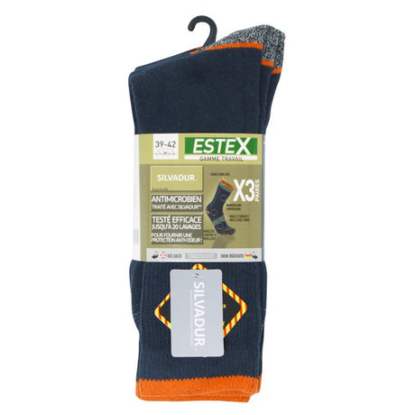 Chaussettes Estex Antimicrobien 3 paires