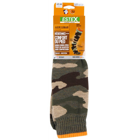 Chaussettes Estex Mis-Bas Camouflage 2 paires