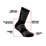Chaussettes chaudes A10 Equipment Impact 9 Winter en laine mérinos