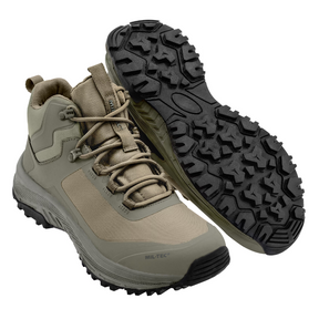 Chaussures Mil-Tec Assault Mid tige polyester-polyuréthane semelle Gummi-Phylon mesh respirant Speed Lace