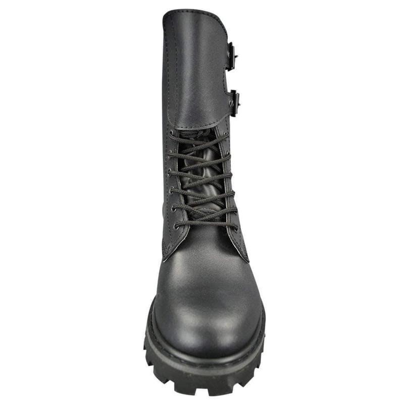 Chaussures de combat Mil-Tec BMJA65 en cuir avec 2 boucles et 6 œillets