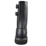 Chaussures de combat Mil-Tec BMJA65 en cuir avec 2 boucles et 6 œillets