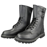 Chaussures de combat Mil-Tec BMJA65 en cuir avec 2 boucles et 6 œillets