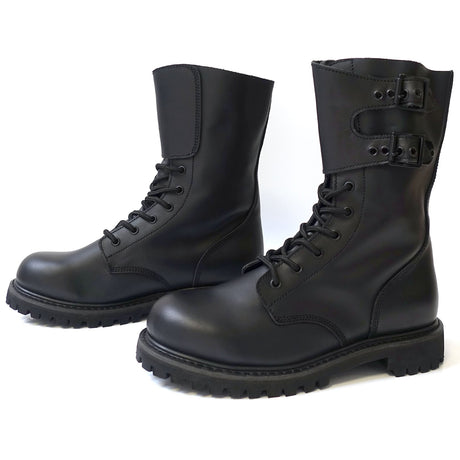 Chaussures de combat OPEX cuir pleine fleur semelle montée Goodyear cousue et collée