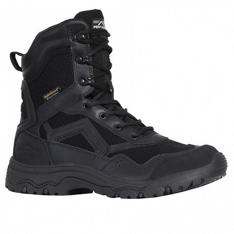 Chaussures de combat Pentagon Scorpion V2 cuir pleine fleur tige haute 8 pouces membrane Hydroguard