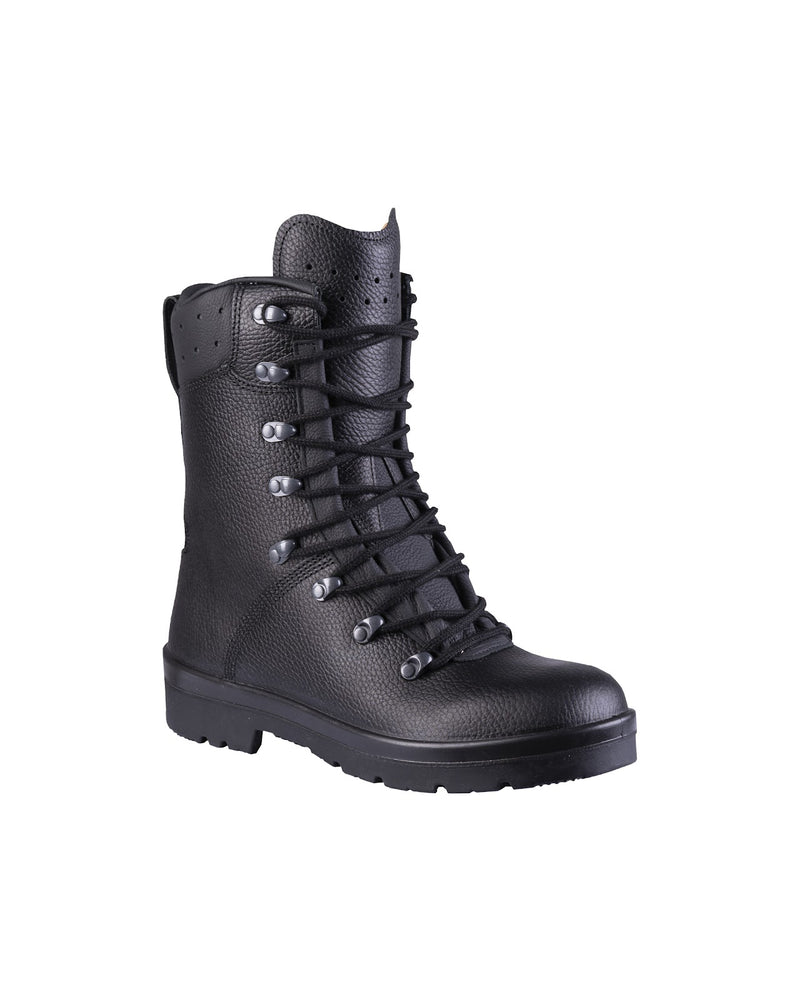 Chaussures de combat féminines en cuir Bundeswehr Haix à huit œillets