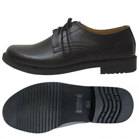 Chaussures de service courant basses cuir synthétique semelle caoutchouc 465 g