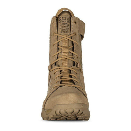 Chaussures d'intervention 5.11 Tactical A/T 8 pouces (20 cm) à glissière latérale en suède respirant