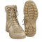 Chaussures d'intervention Mil-Tec Patrol cuir et polyester glissière intérieure 9 œillets