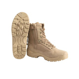 Chaussures d'intervention Mil-Tec à fermeture éclair YKK avec doublure Thinsulate™ et 9 œillets Speed Lace