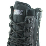 Chaussures d'intervention Mil-Tec à fermeture éclair YKK avec doublure Thinsulate™ et 9 œillets Speed Lace