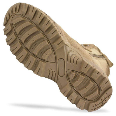 Chaussures d'intervention zone chaude Mil-Tec à double fermeture éclair latérale en polyester et cuir bovin