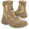 Chaussures d'intervention zone chaude Mil-Tec à double fermeture éclair latérale en polyester et cuir bovin