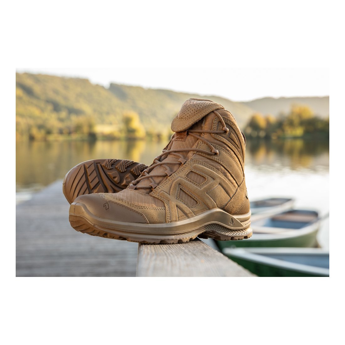 Chaussures mi-hautes Haix Black Eagle Athletic 2.0 V cuir velours Gore-Tex imperméables tige 15 cm