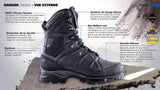 Chaussures montantes Haix GSG9-X cuir Gore-Tex imperméables anti-perforation O3 tige 18,5 cm