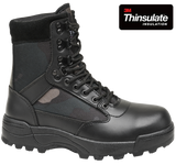 Chaussures tactiques Brandit 9 œillets cuir et nylon isolation Thinsulate tige montante