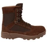 Chaussures tactiques Brandit 9 œillets cuir et nylon isolation Thinsulate tige montante