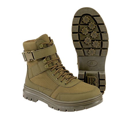 Chaussures tactiques Brandit Buckle 8 œillets microfibre ripstop boucle à clip